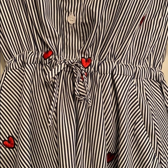 Jovonna London Bryce Midi Heart Circle Shirt Dress - Picture 5 of 10